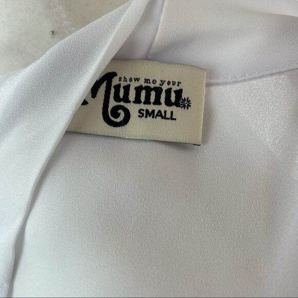 Show me Your Mumu Brynn Tie Neck Bell Sleeve Top - Picture 8 of 9